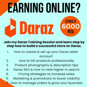 Daraz Seller Mastery: Start & Grow Your Online Store in Pakistan